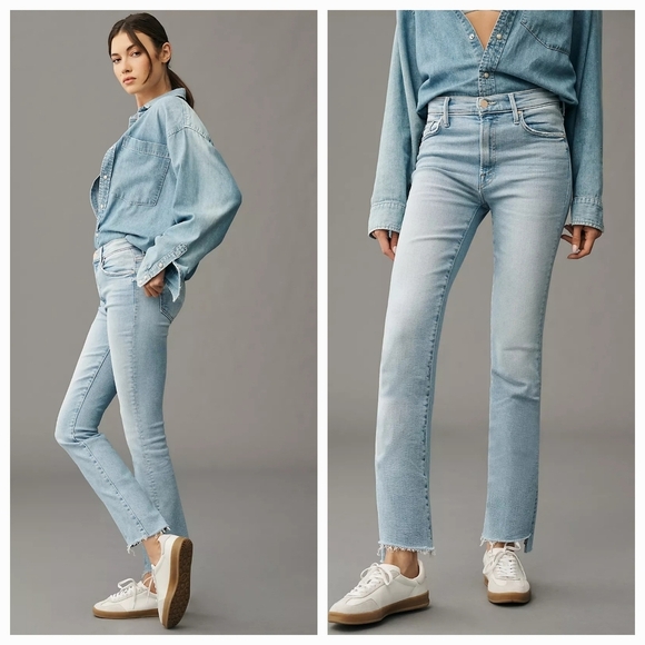 MOTHER The Insider Crop Step Fray in Limited Edition size 28 NWT - Picture 2 of 12